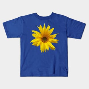 Sunflower - fall flower photograph Kids T-Shirt